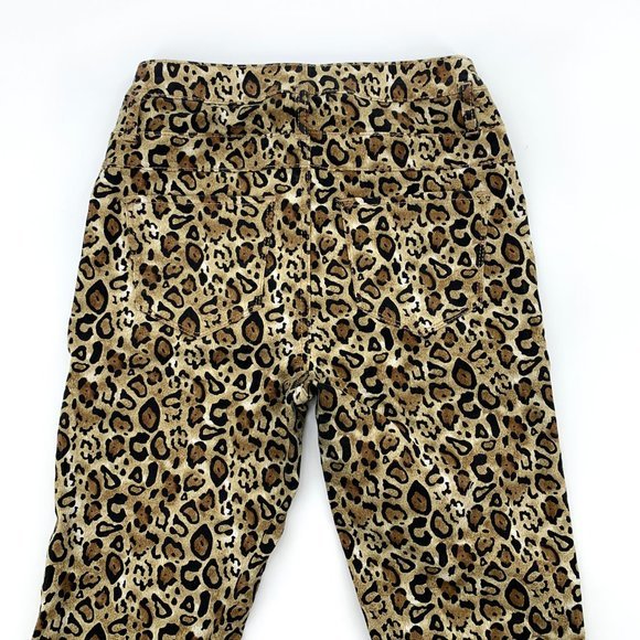 NOBO Leopard Print Skinny Jeans No Boundaries Sz 5 Pants Tan Brown Black - Picture 7 of 9